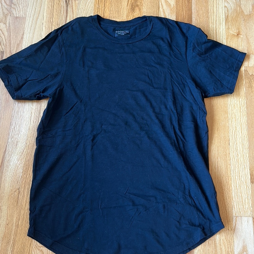 Goodlife Scalloped T-Shirt Black XL